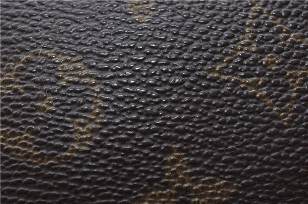 Auth Louis Vuitton Monogram Trousse Toilette 23 Clutch Hand Bag M47524 LV 5278D