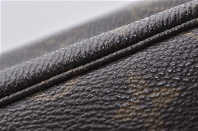 Auth Louis Vuitton Monogram Trousse Toilette 23 Clutch Hand Bag M47524 LV 5278D