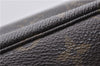 Auth Louis Vuitton Monogram Trousse Toilette 23 Clutch Hand Bag M47524 LV 5278D