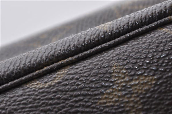 Auth Louis Vuitton Monogram Trousse Toilette 23 Clutch Hand Bag M47524 LV 5278D