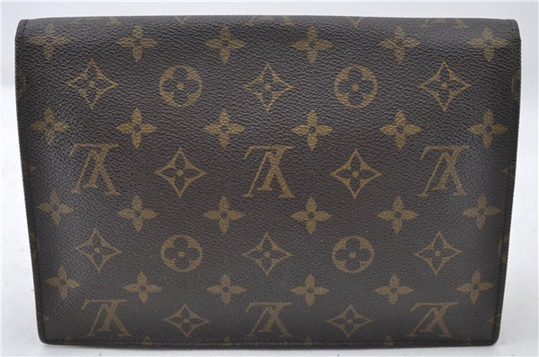 Authentic Louis Vuitton Monogram Pochette Rabat Clutch Hand Bag M51940 LV 5278E