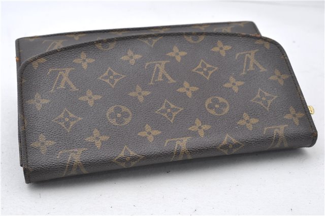 Authentic Louis Vuitton Monogram Pochette Rabat Clutch Hand Bag M51940 LV 5278E