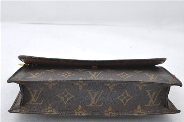 Authentic Louis Vuitton Monogram Pochette Rabat Clutch Hand Bag M51940 LV 5278E