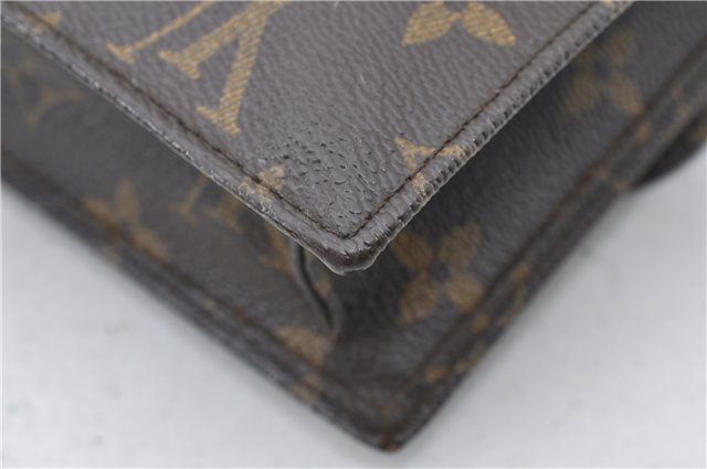 Authentic Louis Vuitton Monogram Pochette Rabat Clutch Hand Bag M51940 LV 5278E