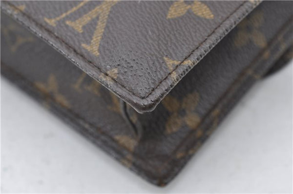 Authentic Louis Vuitton Monogram Pochette Rabat Clutch Hand Bag M51940 LV 5278E