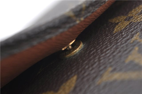 Authentic Louis Vuitton Monogram Pochette Rabat Clutch Hand Bag M51940 LV 5278E