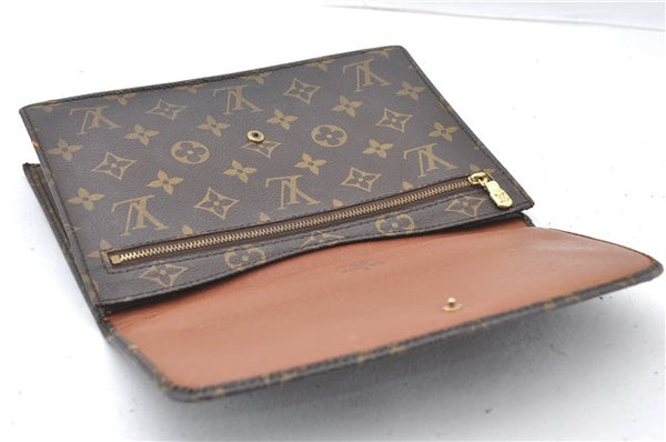 Authentic Louis Vuitton Monogram Pochette Rabat Clutch Hand Bag M51940 LV 5278E