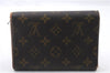 Authentic LOUIS VUITTON Monogram Porte Tresor Etui Papier Wallet M61202 LV 5279C