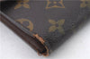 Authentic LOUIS VUITTON Monogram Porte Tresor Etui Papier Wallet M61202 LV 5279C