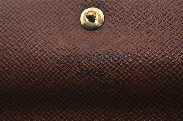 Authentic LOUIS VUITTON Monogram Porte Tresor Etui Papier Wallet M61202 LV 5279C