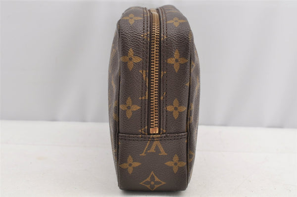 Auth Louis Vuitton Monogram Trousse Toilette 23 Clutch Hand Bag M47524 LV 5279I