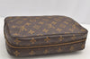 Auth Louis Vuitton Monogram Trousse Toilette 23 Clutch Hand Bag M47524 LV 5279I