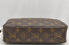Auth Louis Vuitton Monogram Trousse Toilette 23 Clutch Hand Bag M47524 LV 5279I