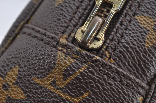 Auth Louis Vuitton Monogram Trousse Toilette 23 Clutch Hand Bag M47524 LV 5279I