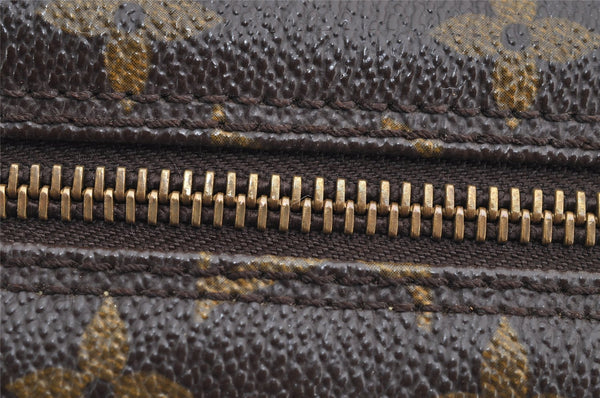 Auth Louis Vuitton Monogram Trousse Toilette 23 Clutch Hand Bag M47524 LV 5279I