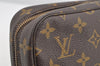Auth Louis Vuitton Monogram Trousse Toilette 23 Clutch Hand Bag M47524 LV 5279I
