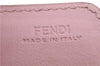 Authentic FENDI Monster Crayons Long Bifold Wallet Purse Leather Pink 5281C