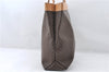 Authentic CELINE Macadam Blason Shoulder Tote Bag PVC Leather Brown 5281E