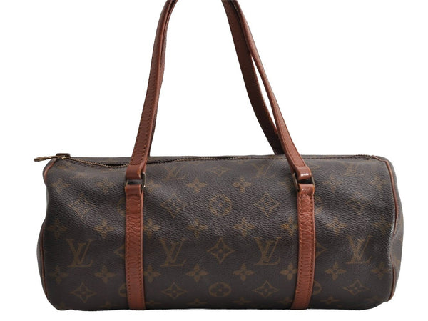 Authentic Louis Vuitton Monogram Papillon 30 Hand Bag Old Model LV 5281I