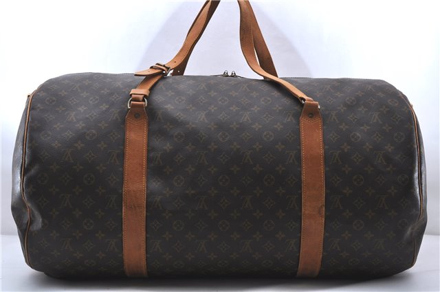 Authentic LOUIS VUITTON Monogram Sac Polochon 2Way Boston Bag M41222 LV 5282C