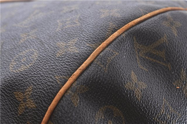 Authentic LOUIS VUITTON Monogram Sac Polochon 2Way Boston Bag M41222 LV 5282C