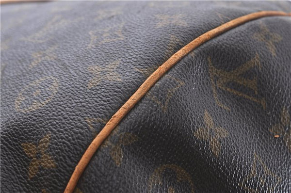 Authentic LOUIS VUITTON Monogram Sac Polochon 2Way Boston Bag M41222 LV 5282C