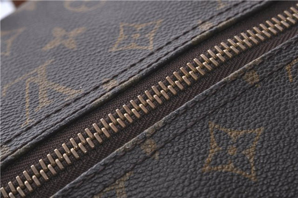 Authentic LOUIS VUITTON Monogram Sac Polochon 2Way Boston Bag M41222 LV 5282C