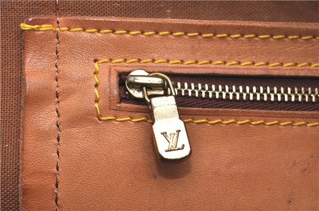 Authentic LOUIS VUITTON Monogram Sac Polochon 2Way Boston Bag M41222 LV 5282C