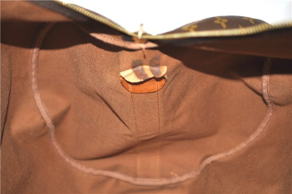 Authentic LOUIS VUITTON Monogram Sac Polochon 2Way Boston Bag M41222 LV 5282C