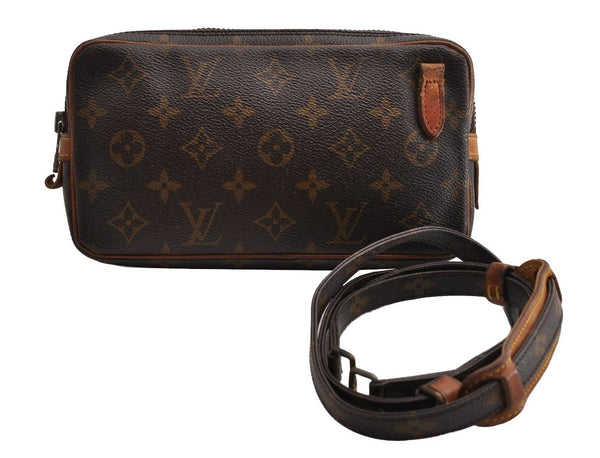 Auth Louis Vuitton Monogram Marly Bandouliere Shoulder Bag M51828 LV Junk 5285I