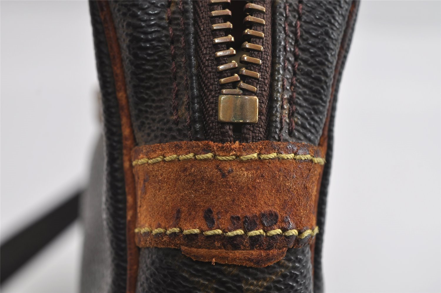 Authentic Louis Vuitton Monogram Marly Dragonne GM M51825 Clutch Bag Junk 5286I