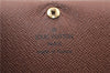 LOUIS VUITTON Monogram Porte Monnaie Zip Purse Bifold Wallet M61735 LV 5287C