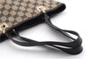 Authentic GUCCI Shoulder Tote Bag Purse GG Canvas Leather 0021099 Black 5287E