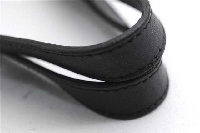 Authentic GUCCI Shoulder Tote Bag Purse GG Canvas Leather 0021099 Black 5287E