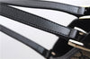 Authentic GUCCI Shoulder Tote Bag Purse GG Canvas Leather 0021099 Black 5287E