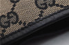 Authentic GUCCI Shoulder Tote Bag Purse GG Canvas Leather 0021099 Black 5287E