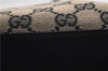 Authentic GUCCI Shoulder Tote Bag Purse GG Canvas Leather 0021099 Black 5287E