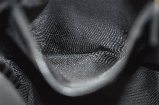 Authentic GUCCI Shoulder Tote Bag Purse GG Canvas Leather 0021099 Black 5287E