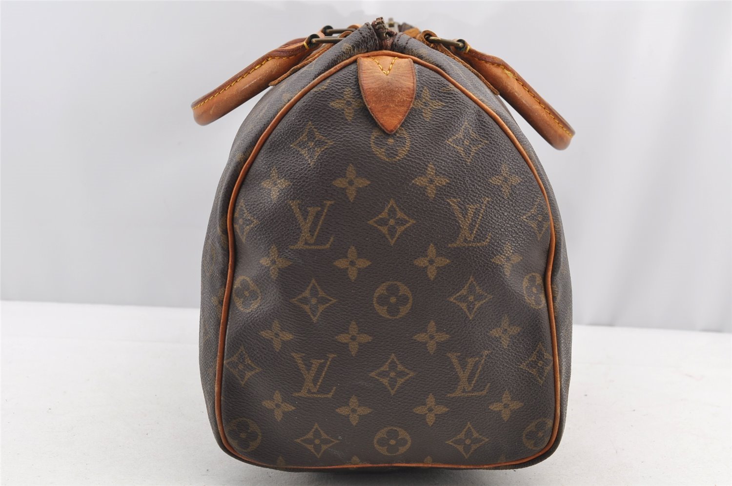 Authentic Louis Vuitton Monogram Speedy 35 Hand Boston Bag M41524 LV Junk 5287I