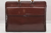 Authentic GUCCI Bamboo 2Way Briefcase Business Bag Leather Brown 5288I