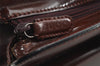Authentic GUCCI Bamboo 2Way Briefcase Business Bag Leather Brown 5288I