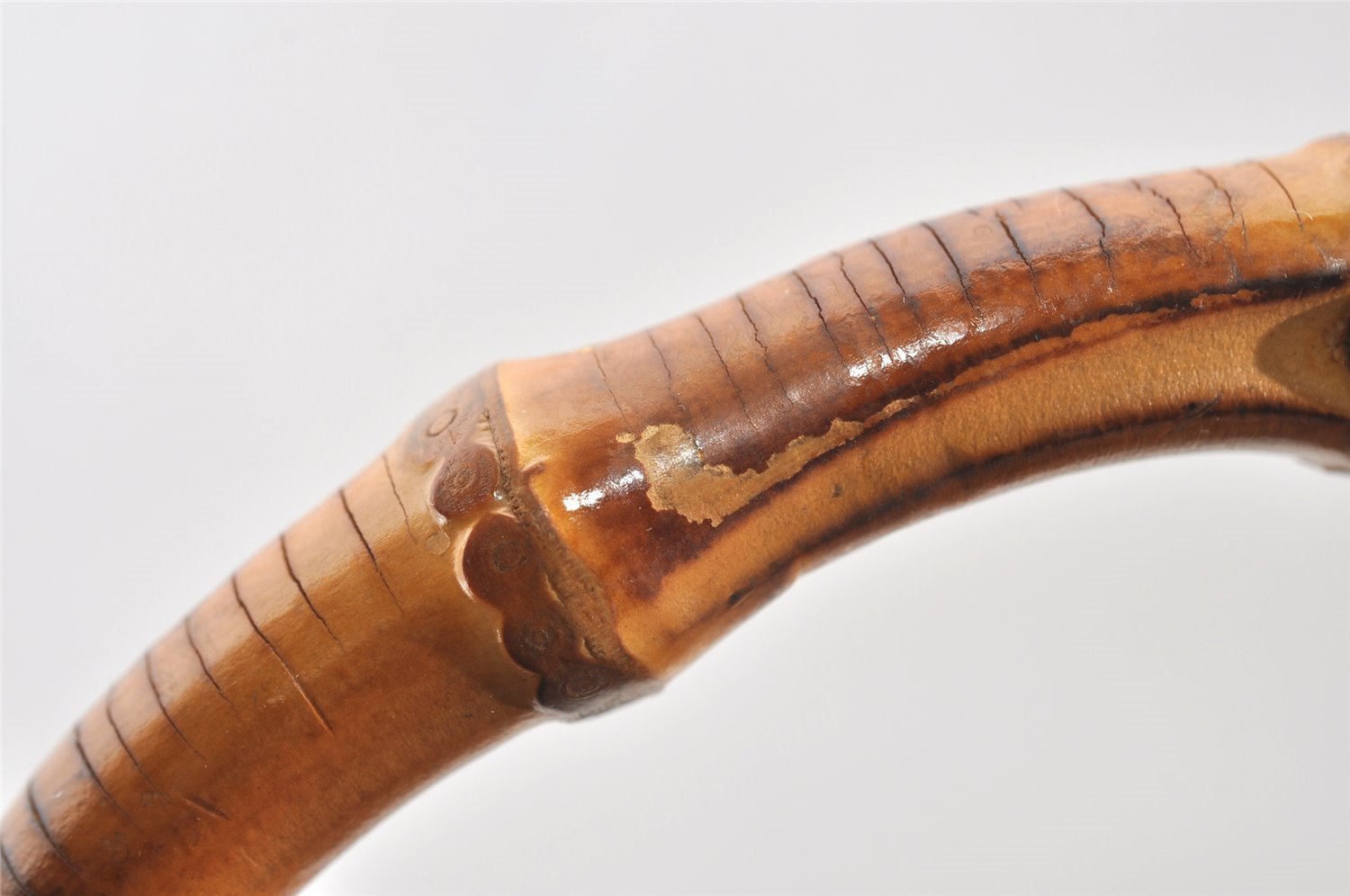 Authentic GUCCI Bamboo 2Way Briefcase Business Bag Leather Brown 5288I