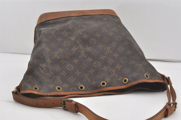 Authentic Louis Vuitton Monogram Noe Shoulder Drawstring Bag M42224 LV 5289I