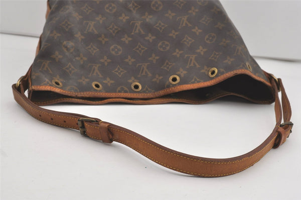 Authentic Louis Vuitton Monogram Noe Shoulder Drawstring Bag M42224 LV 5289I