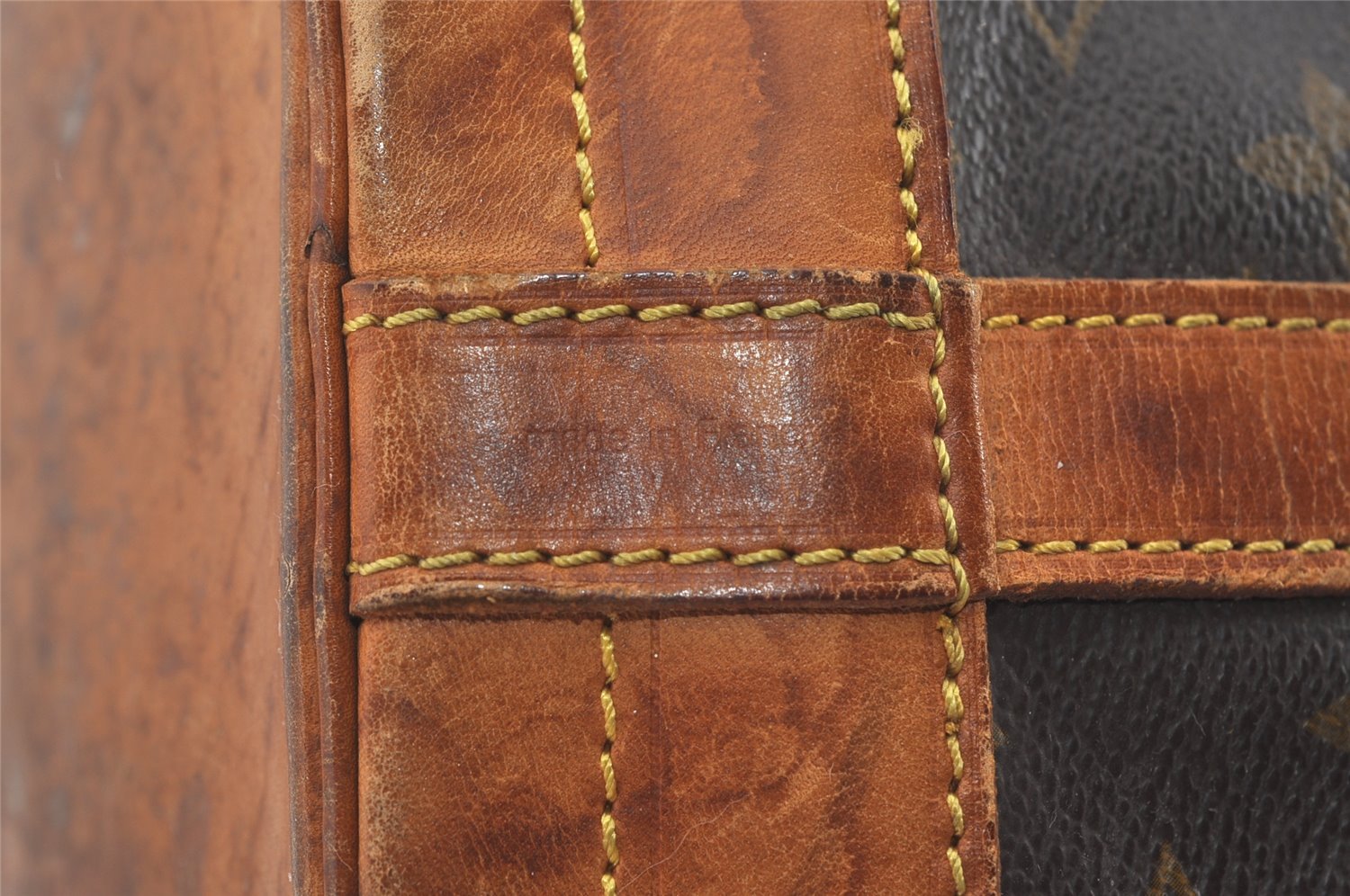 Authentic Louis Vuitton Monogram Noe Shoulder Drawstring Bag M42224 LV 5289I