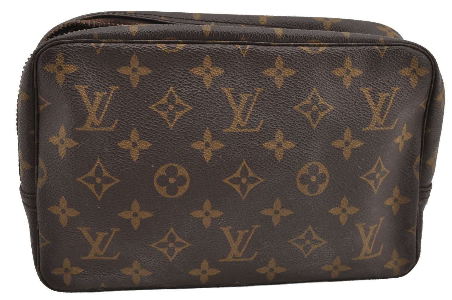 Auth Louis Vuitton Monogram Trousse Toilette 23 Clutch Bag M47524 Junk 5290I