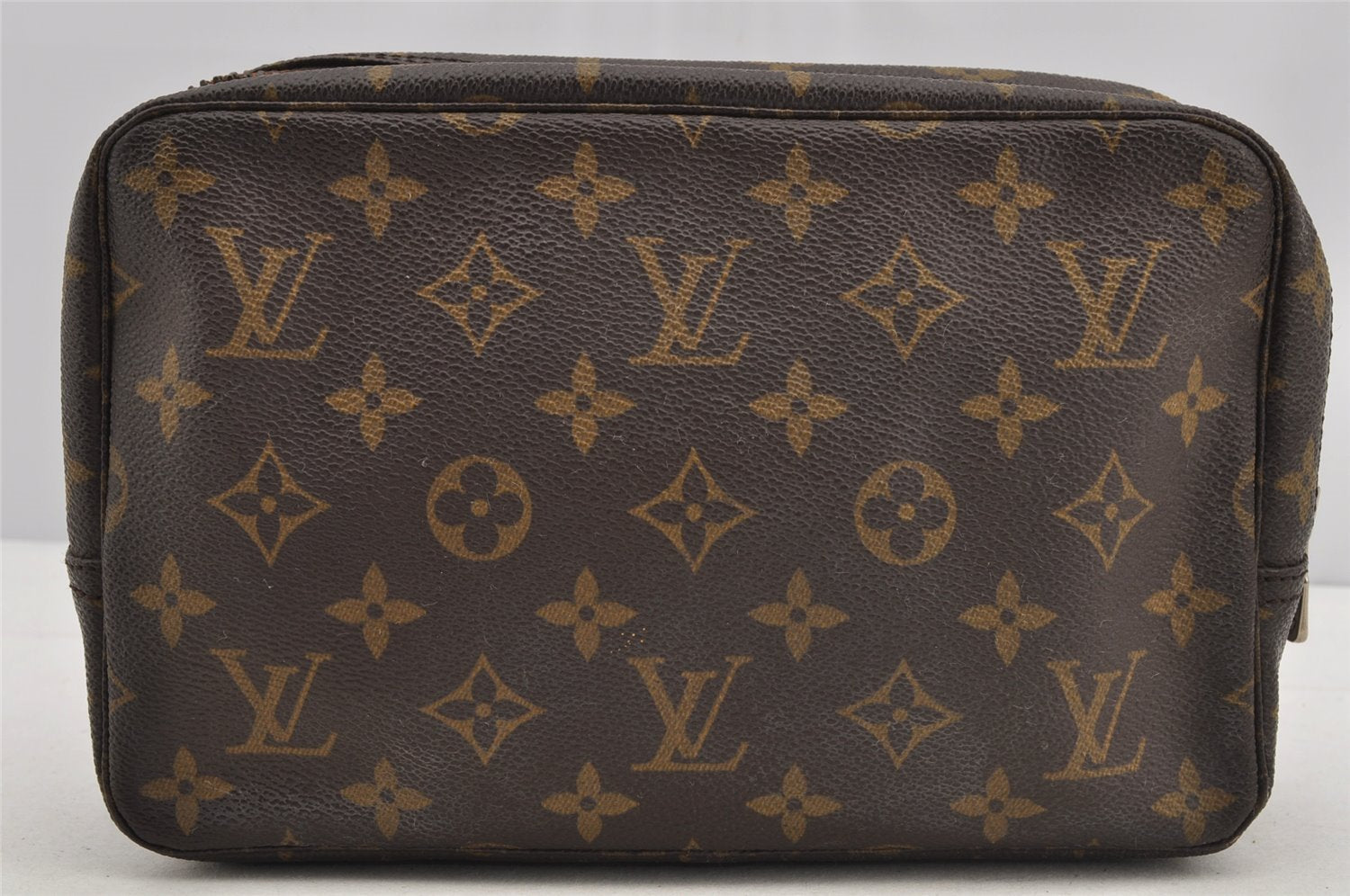 Auth Louis Vuitton Monogram Trousse Toilette 23 Clutch Bag M47524 Junk 5290I