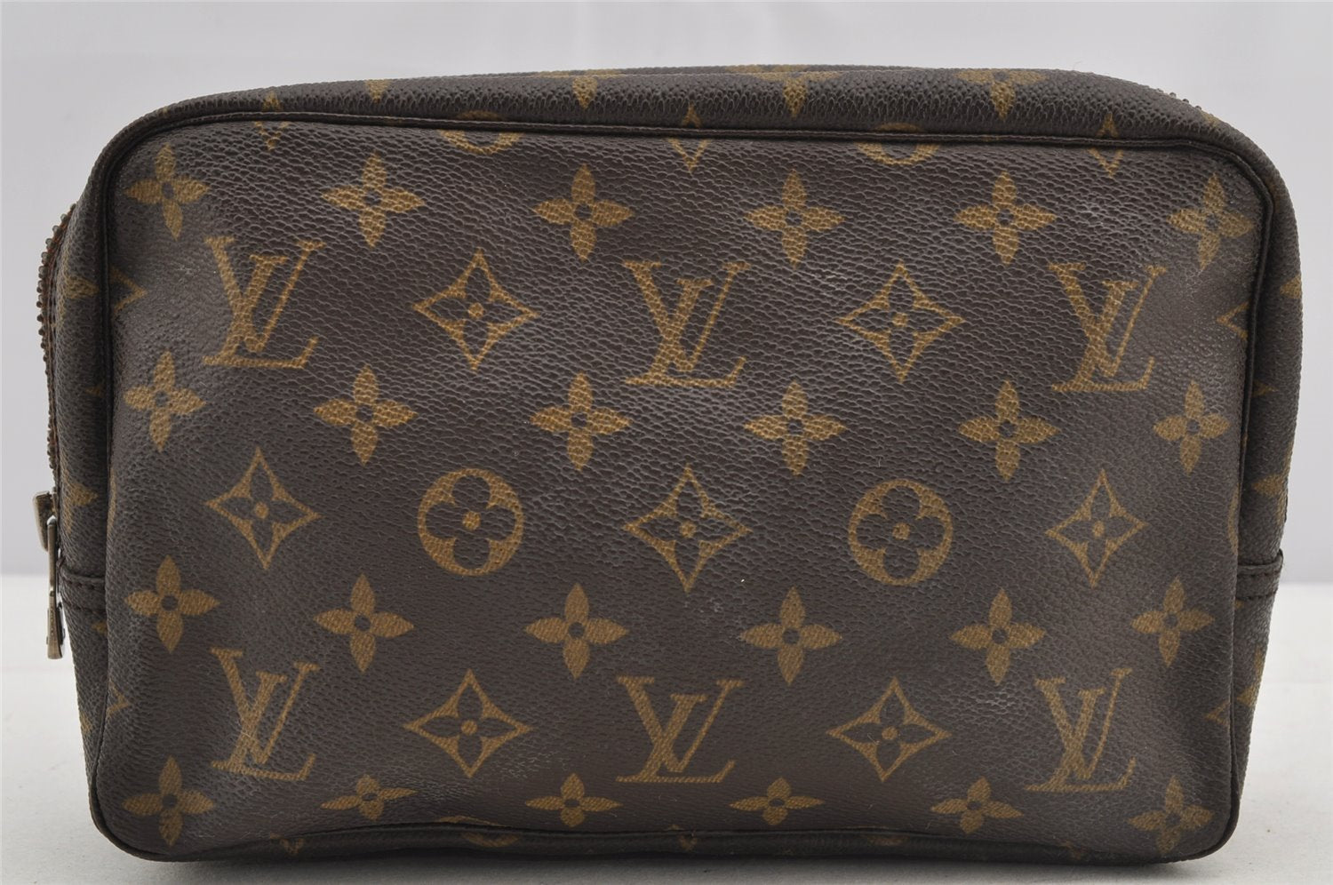 Auth Louis Vuitton Monogram Trousse Toilette 23 Clutch Bag M47524 Junk 5290I