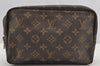 Auth Louis Vuitton Monogram Trousse Toilette 23 Clutch Bag M47524 Junk 5290I