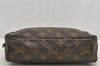 Auth Louis Vuitton Monogram Trousse Toilette 23 Clutch Bag M47524 Junk 5290I